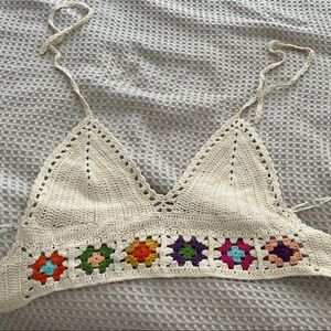 Beach By Exist Cream Crochet Top
